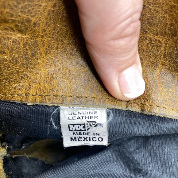 Large Genuine Leather Purse from Mexico - Picture 9 of 10